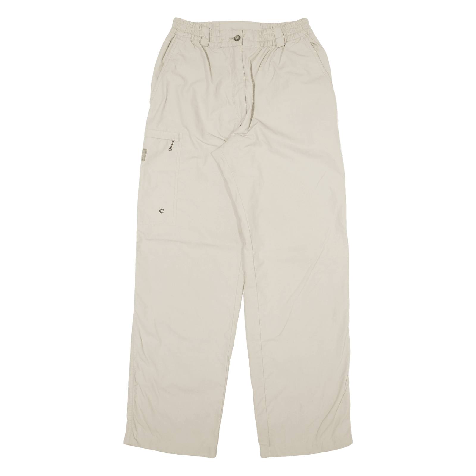 ALL SPORT Womens Trousers Beige Relaxed Straight W25 L29