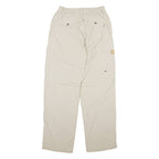 ALL SPORT Womens Trousers Beige Relaxed Straight W25 L29
