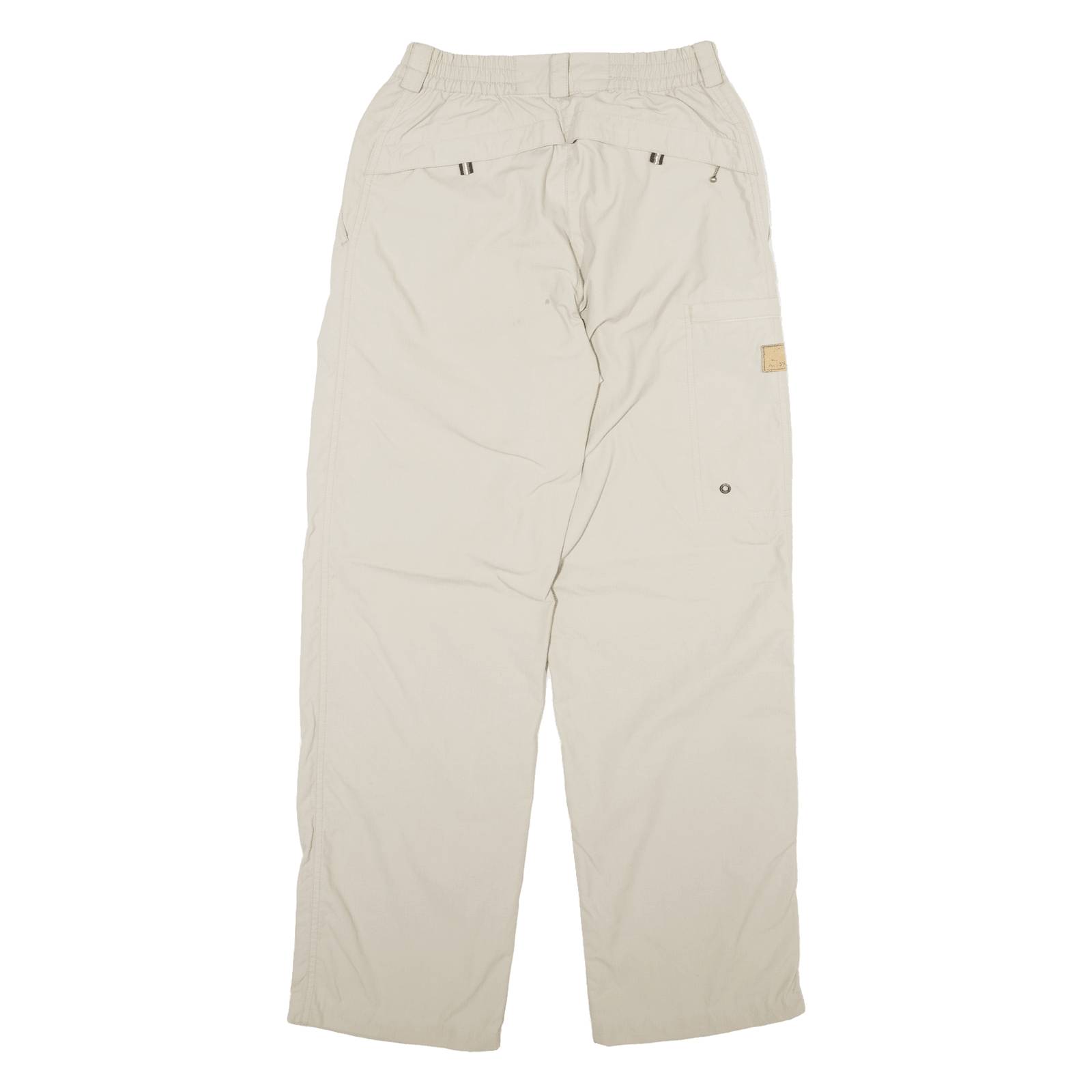 ALL SPORT Womens Trousers Beige Relaxed Straight W25 L29
