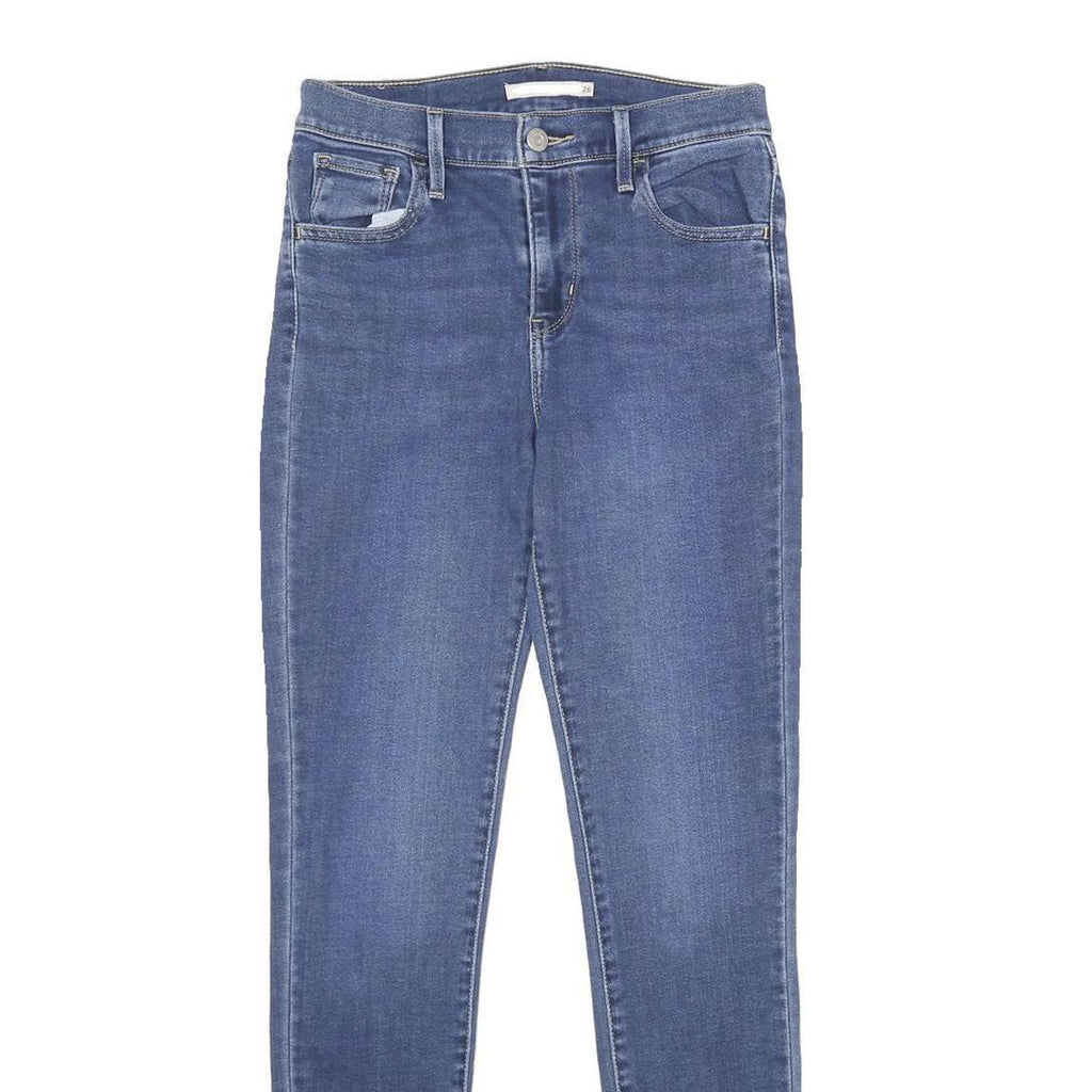LEVI'S 720 High Rise Super Skinny Womens Jeans Blue Slim Skinny Denim Medium W26