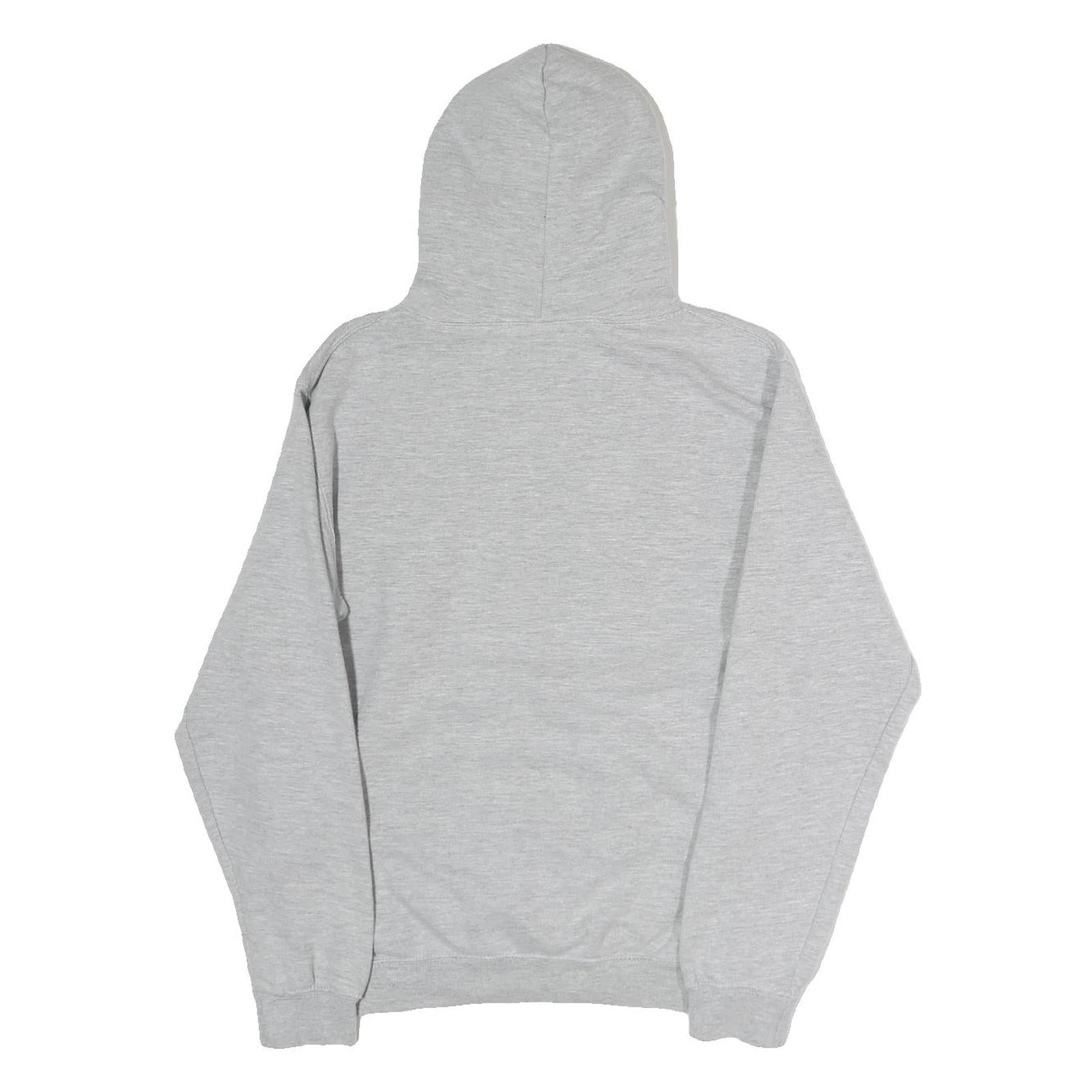 Mens Grey University Düsseldorf Cotton Blend Pullover Hoodie S Casual Sweatshirt