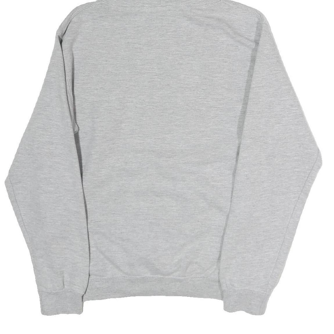 Mens Grey University Düsseldorf Cotton Blend Pullover Hoodie S Casual Sweatshirt