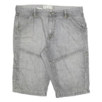 BIO COTTON Mens Grey Casual Denim Shorts M W30 Comfortable Fit Summer Style