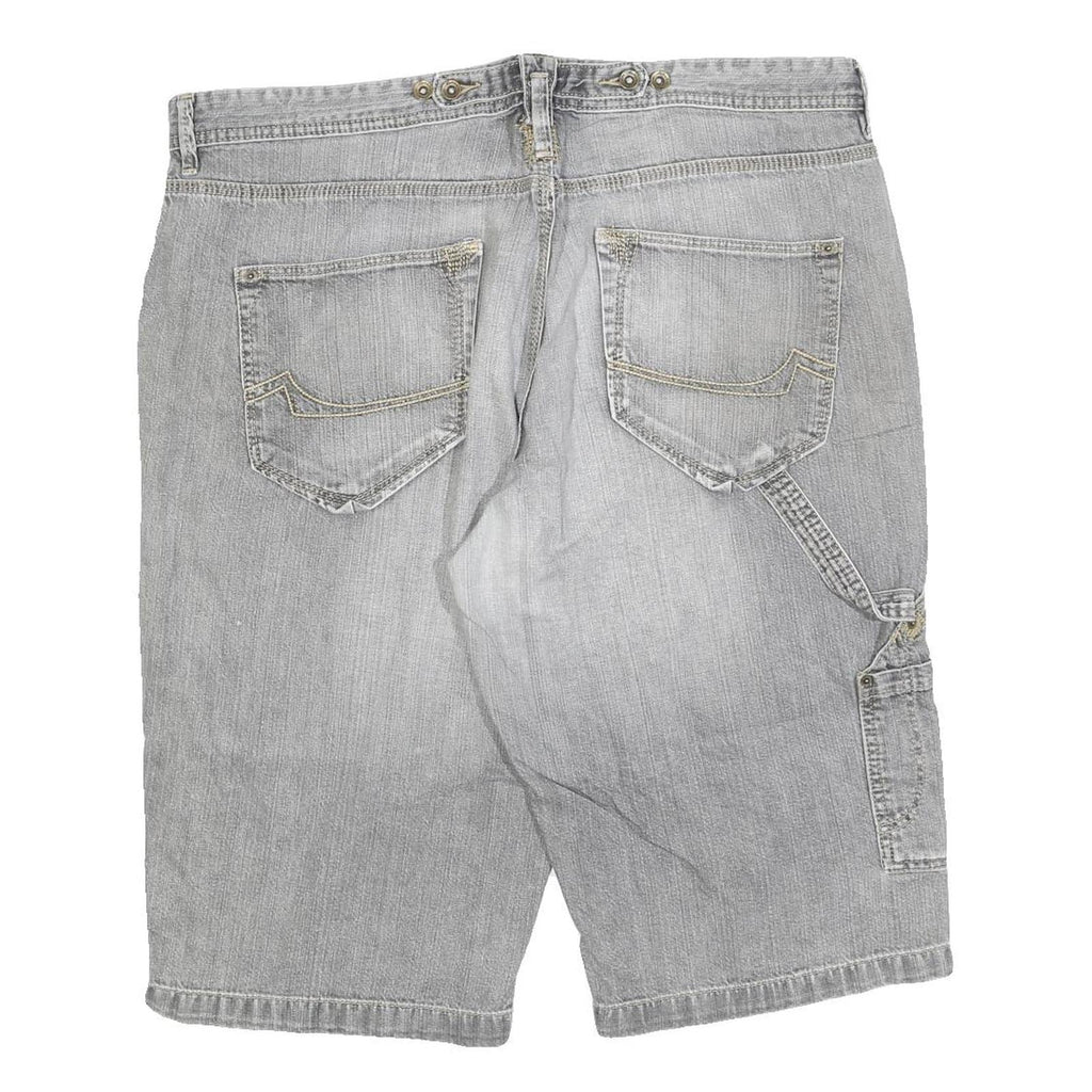 BIO COTTON Mens Grey Casual Denim Shorts M W30 Comfortable Fit Summer Style