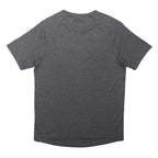 UNDER ARMOUR Mens Grey Athletic T-Shirt S Short Sleeve Crew Neck Lightweight