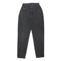 LEE Womens Classic Black Denim Jeans Zip W26 L31 Cotton Blend Comfort Style