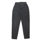 LEE Womens Classic Black Denim Jeans Zip W26 L31 Cotton Blend Comfort Style
