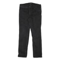 LEVI'S Mens Slim Black Denim Raw Slim Jeans W30 L28 Stylish Cotton Blend