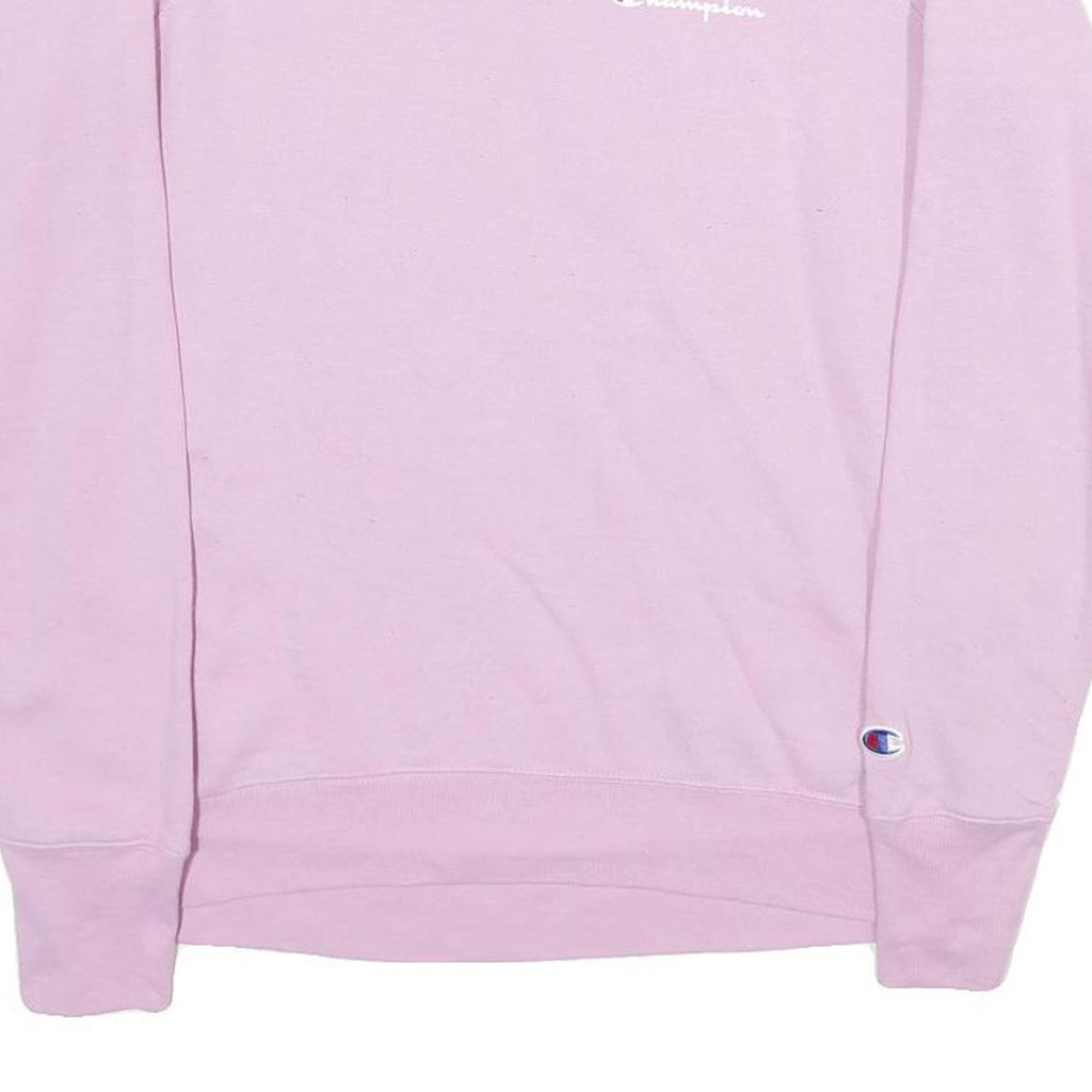 CHAMPION Mens Pink Crew Neck Sweatshirt M Cotton Blend Casual Pullover