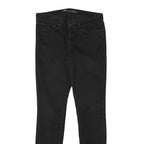 LEVI'S Womens Jeans Black Slim Skinny Denim Medium W30 L31 Zip Cotton Blend