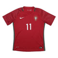 NIKE Portugal 2016 Home Mens Red Portugal Football Shirt M Short Sleeve V-Neck