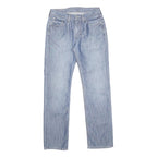 LEVI'S 514 Slim Mens Jeans Blue Slim Straight Denim Light W29 L32 Casual Wear