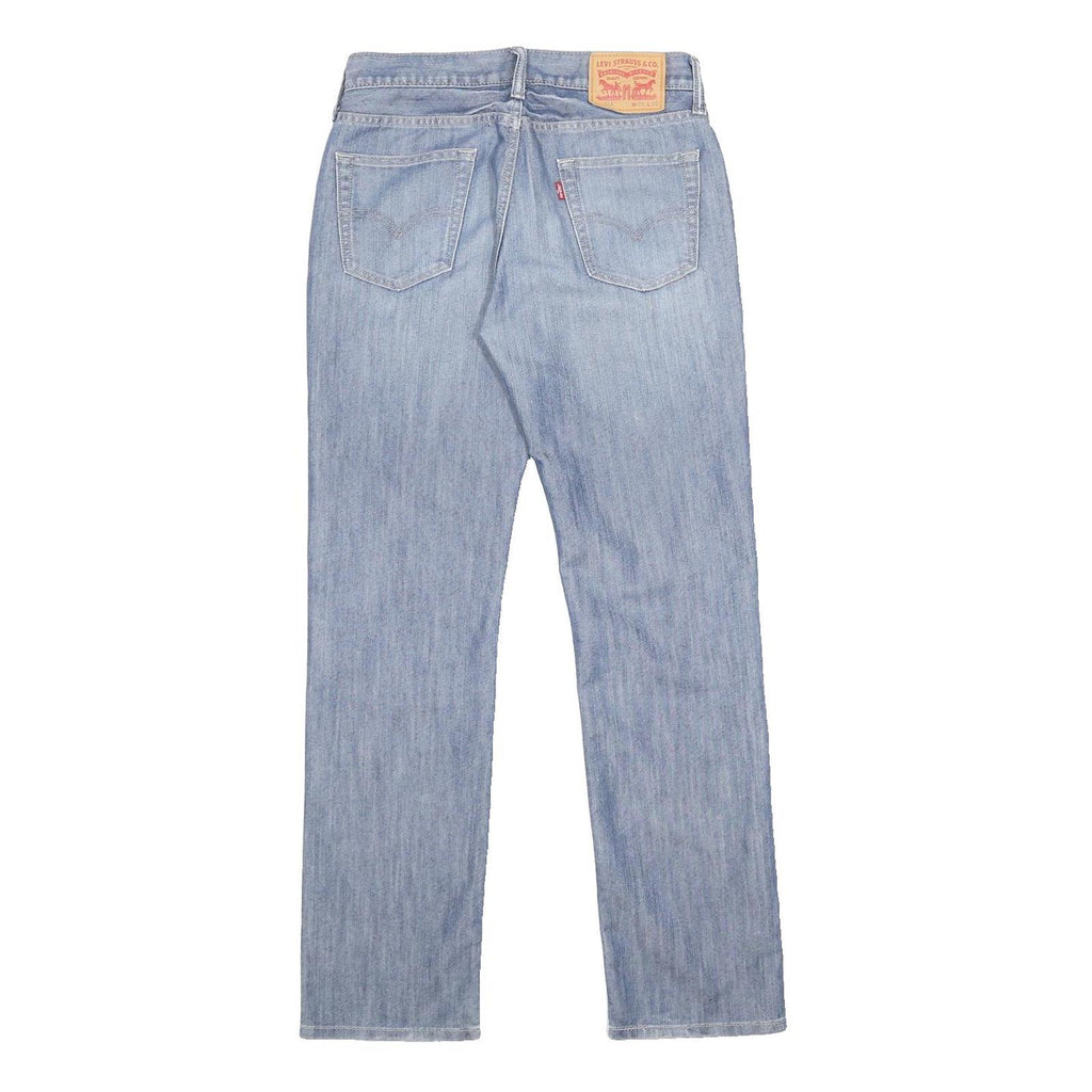 LEVI'S 514 Slim Mens Jeans Blue Slim Straight Denim Light W29 L32 Casual Wear