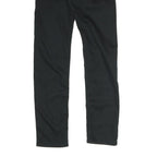 VANS Mens Cotton Blend Black Slim Slim Fit Trousers W26 L26 Zip Closure