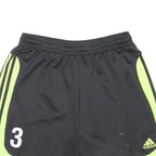 ADIDAS Mens Shorts Black & Yellow Sports Casual 2XL W32 Athletic Running Gym