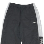 REEBOK Mens Shorts Black & Grey Sports Casual S W26 Reebok Logo Athletic