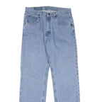WRANGLER Mens Jeans Blue Regular Straight Denim Light W30 L32 Classic Fit Zip