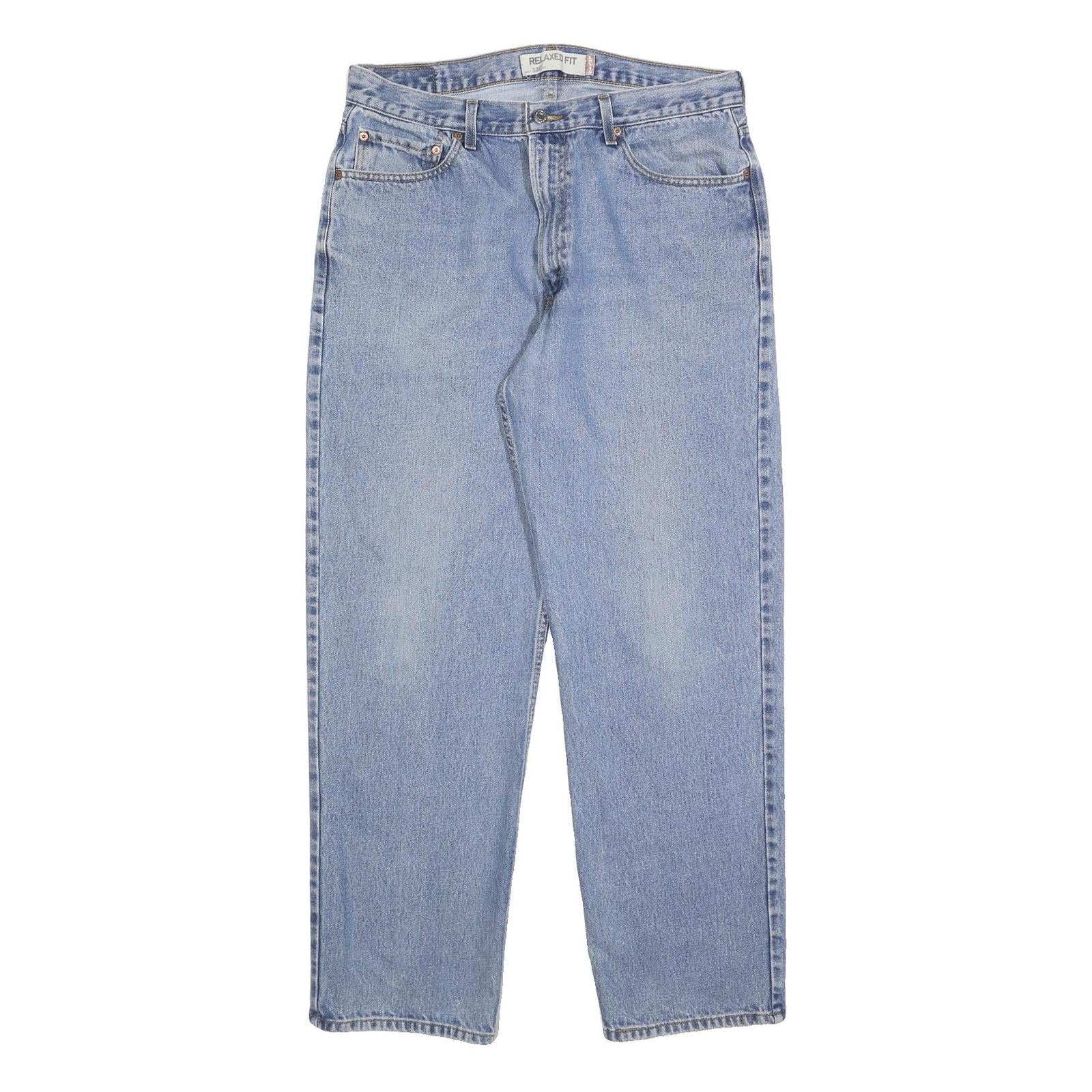 LEVI'S 550 Tapered Mens Jeans Blue Relaxed Denim Medium W36 L32 Classic Fit