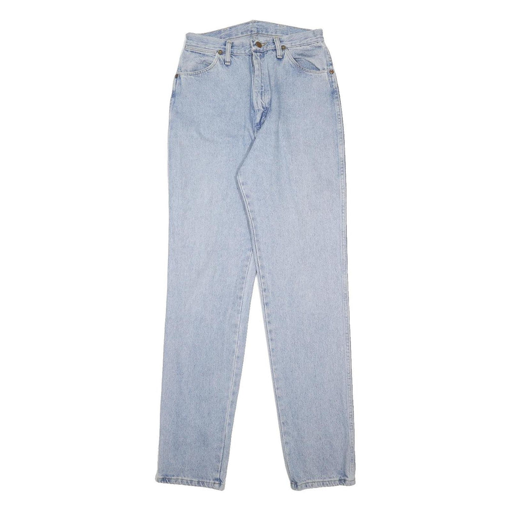 WRANGLER Womens Jeans Blue Slim Straight Denim Medium W26 L34 Classic Fit Zip