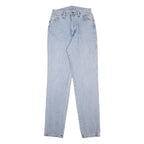 WRANGLER Womens Jeans Blue Slim Straight Denim Medium W26 L34 Classic Fit Zip