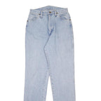 WRANGLER Womens Jeans Blue Slim Straight Denim Medium W26 L34 Classic Fit Zip
