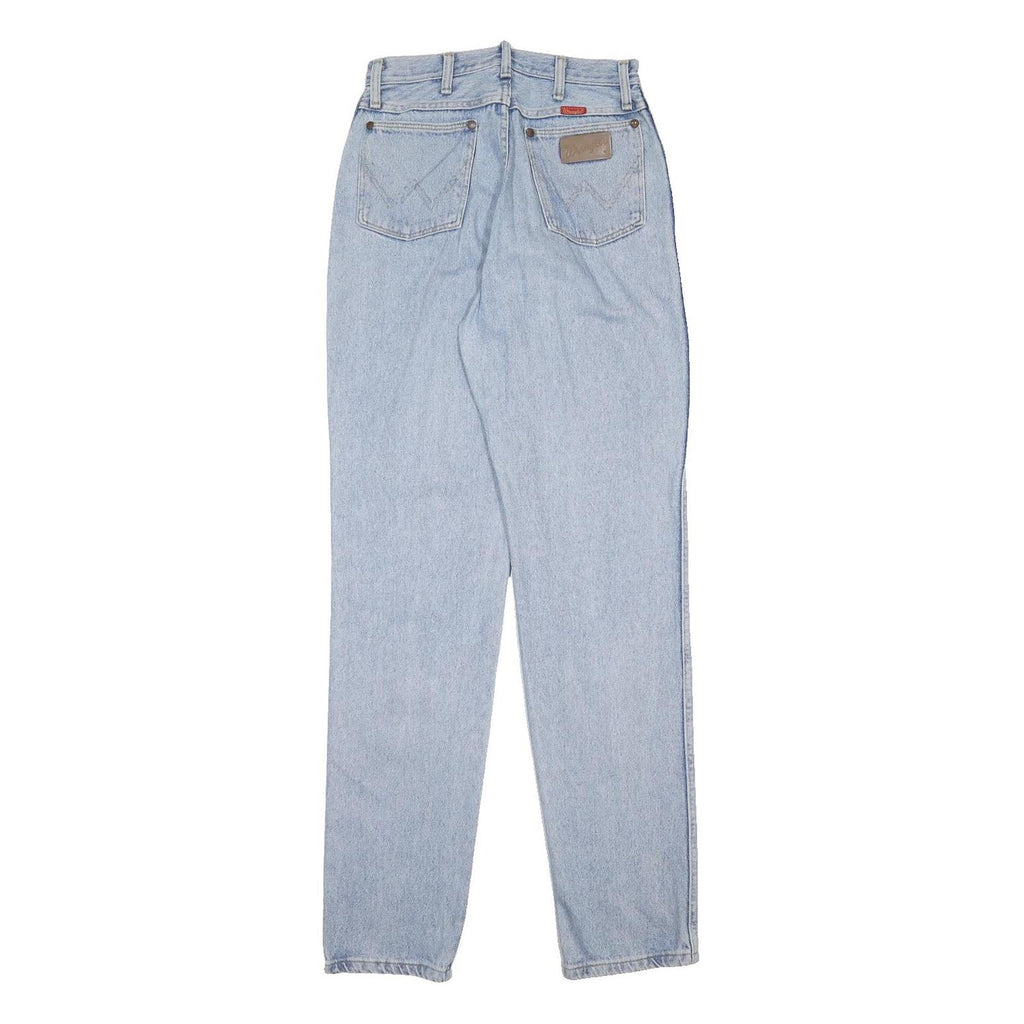 WRANGLER Womens Jeans Blue Slim Straight Denim Medium W26 L34 Classic Fit Zip