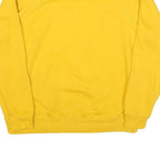 DISNEY Womens Yellow Mickey Mouse Crew Neck L Sweatshirt Disneyland Cotton Blend