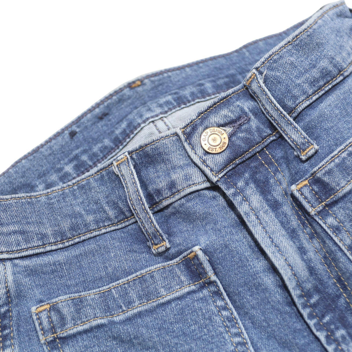 GAP Womens Jeans Blue Regular Flared Denim Medium W26 L31 Classic Cotton Blend