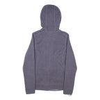 THE NORTH FACE Womens Blue Jacket S Polyester Blend Plain Zip Hooded Outdoor