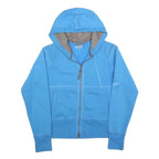 MAMMUT Womens Blue Full Zip Hoodie S Cotton Blend Casual Zip Up Sweatshirt