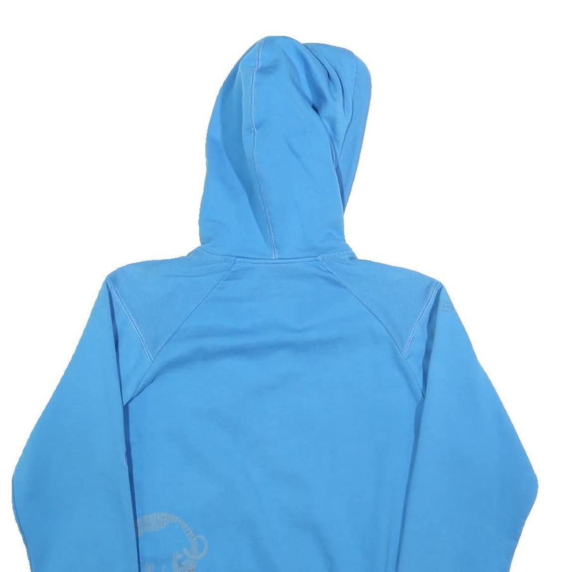 MAMMUT Womens Blue Full Zip Hoodie S Cotton Blend Casual Zip Up Sweatshirt