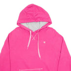 CHAMPION Womens Pink Hoodie 2XL