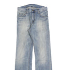 CARHARTT Womens Relaxed Light Blue Denim Cotton Jeans W28 L31 Casual Zip Fly