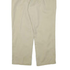 DICKIES Mens Regular Beige Cotton Blend Trousers W40 L31 Workwear Zip Closure
