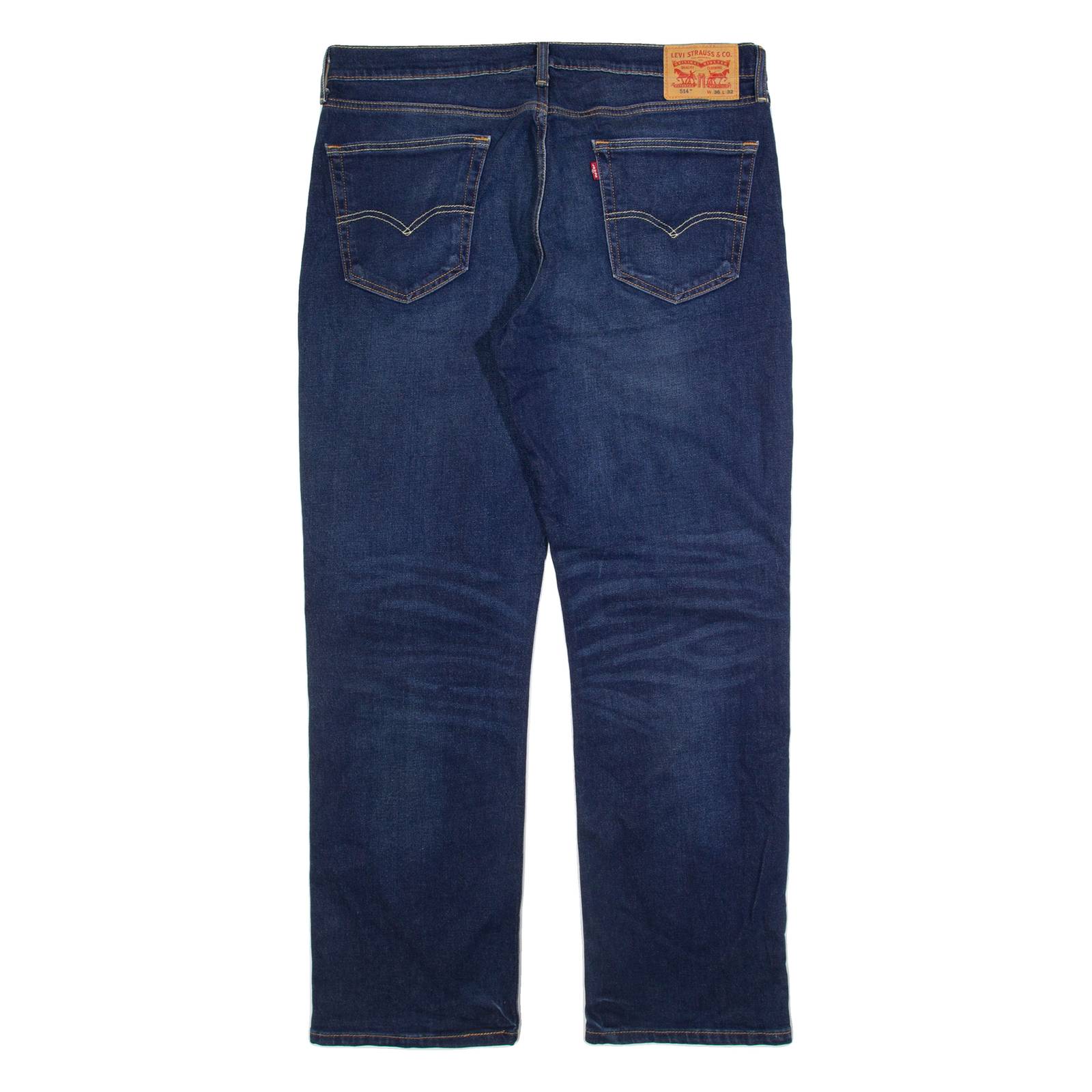 LEVI'S 514 Jeans Mens Blue Slim Straight W36 L32