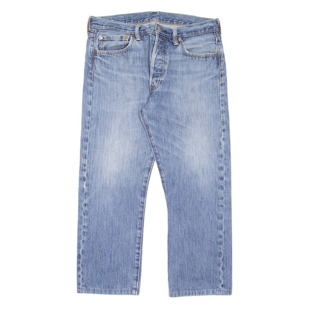 LEVI'S 501 Jeans Mens Blue Regular Straight Stone Wash W33 L24