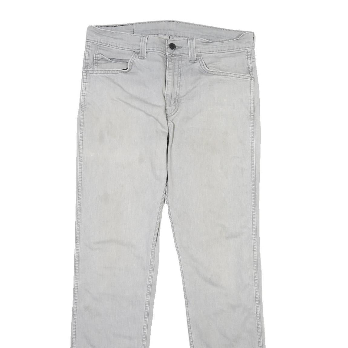 LEVI'S 511 SLIM Mens Jeans Light Blue Regular Slim Denim W32 L33 Button Fly