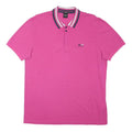BOSS HUGO BOSS Mens Pink Polo Shirt XL Cotton Blend Short Sleeve Plain