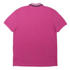 BOSS HUGO BOSS Mens Pink Polo Shirt XL Cotton Blend Short Sleeve Plain