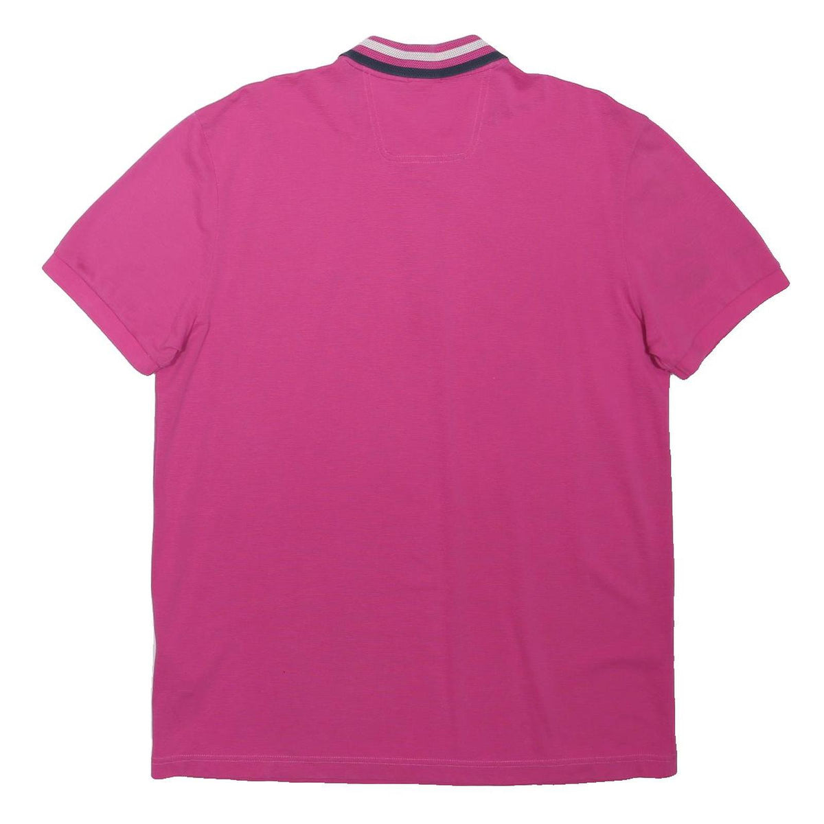 BOSS HUGO BOSS Mens Pink Polo Shirt XL Cotton Blend Short Sleeve Plain