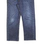 LEVI'S 504 Mens Jeans Blue Regular Straight Denim Medium W34 L25 Classic Fit Zip