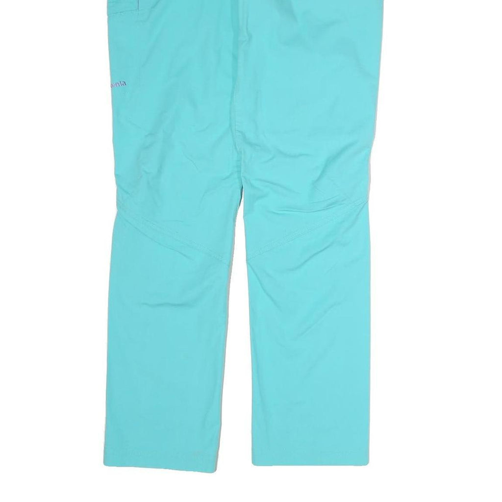 PATAGONIA Womens Cotton Blend Blue Regular Straight Trousers W34 L32 Outdoor