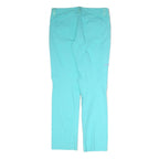 PATAGONIA Womens Cotton Blend Blue Regular Straight Trousers W34 L32 Outdoor