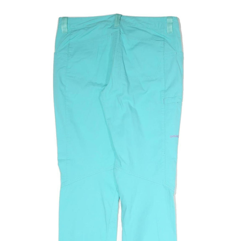 PATAGONIA Womens Cotton Blend Blue Regular Straight Trousers W34 L32 Outdoor