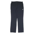 Mens Polyester Blend Navy Blue Regular Fit Trousers W32 L32 Zip Closure