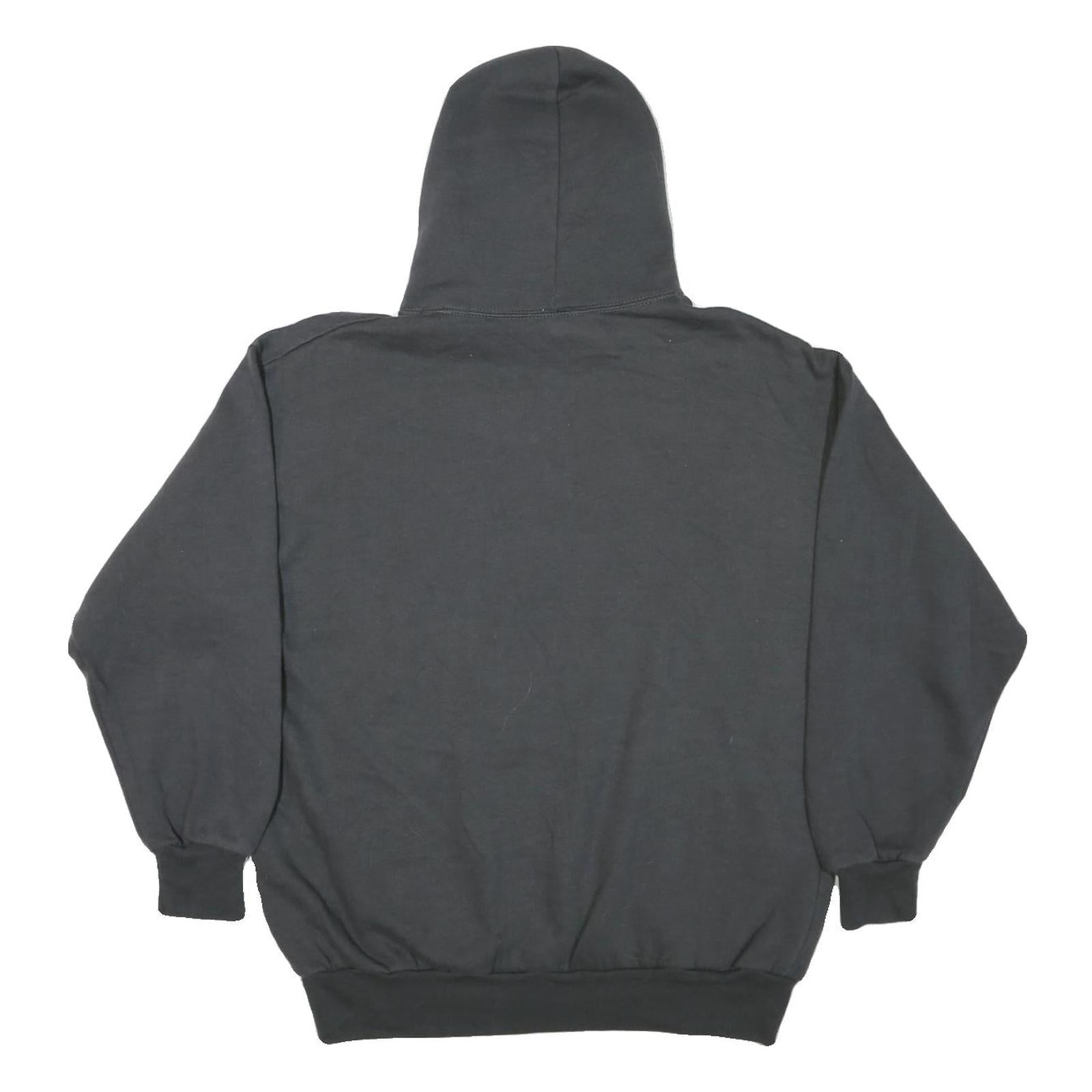Mens Black Nevada Wolf Pack Pullover Hoodie M Cotton Blend Casual