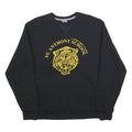 RUSSELL ATHLETIC Mens Black St Anthony School Crew Neck M Cotton Sweatshirt