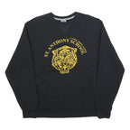 RUSSELL ATHLETIC Mens Black St Anthony School Crew Neck M Cotton Sweatshirt