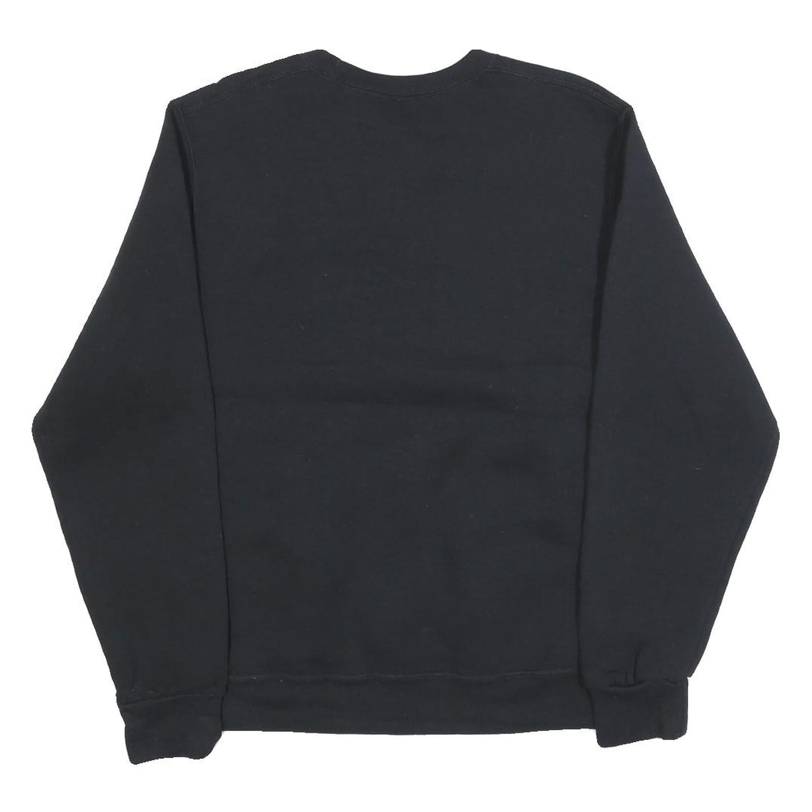 RUSSELL ATHLETIC Mens Black St Anthony School Crew Neck M Cotton Sweatshirt