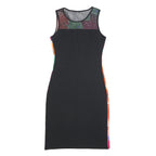 DESIGUAL Womens Multicolour Abstract Print Sleeveless Shift Dress Polyester XS